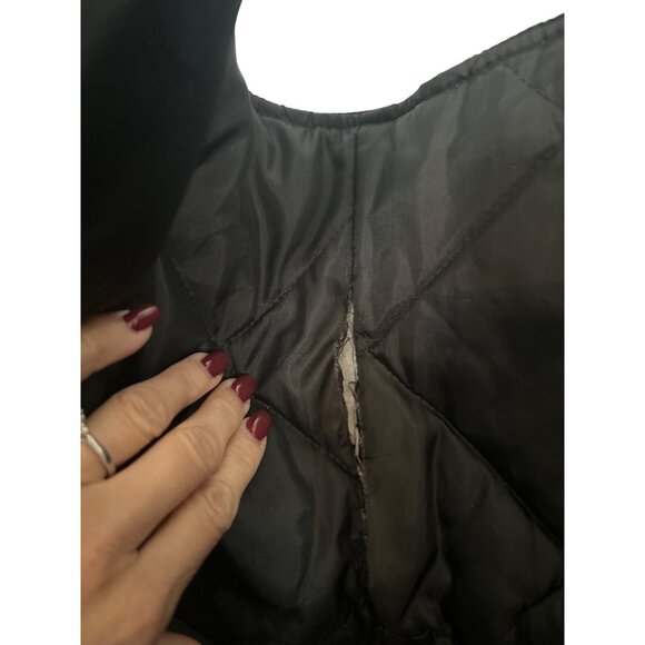 Vintage Polaris Men’s L Black Ski Bib Snowsuit Adjustable Straps Snowmobile - Picture 16 of 16